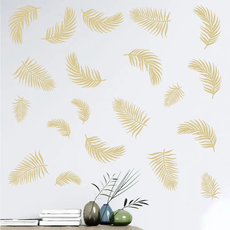 2022 Golden Feather Wall Sticker Cute Wallpaper Kid's Living Room Bedroom Decor Wall Decal home decor
2022 Golden Feather Wall Sticker Cute Wallpaper Kid's Living Room Bedroom Decor Wall Decal home decor