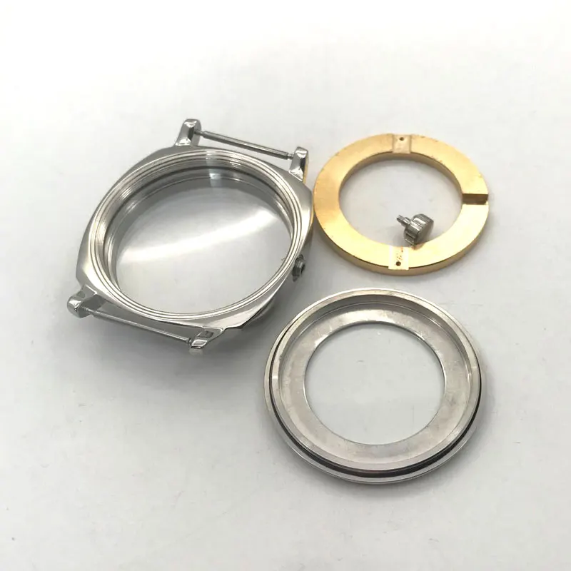 Mens Watch Case Silver 42MM Fit Miyota8215,8205,821A Dg2813,3804,Seagull ST Series Automatic Movement Wristwatch Men Waterproof
Mens Watch Case Silver 42MM Fit Miyota8215,8205,821A Dg2813,3804,Seagull ST Series Automatic Movement Wristwatch Men Waterproof