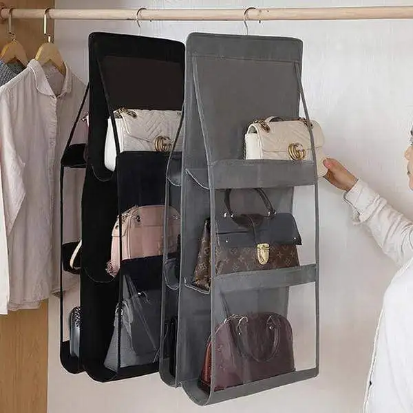 3 Layers Folding Shelf Bag Organizer Fashion Bag Storage Hanging Bag Rotatable Hook Dust-Proof Closet Hanging Storage Bag
3 Layers Folding Shelf Bag Organizer Fashion Bag Storage Hanging Bag Rotatable Hook Dust-Proof Closet Hanging Storage Bag