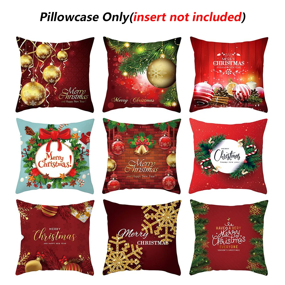 1pc 45*45cm Merry Christmas Red Series Cushion Cover Throw Pillow Case Festive Elk Snowflake New High Quality Home Decoration
1pc 45*45cm Merry Christmas Red Series Cushion Cover Throw Pillow Case Festive Elk Snowflake New High Quality Home Decoration