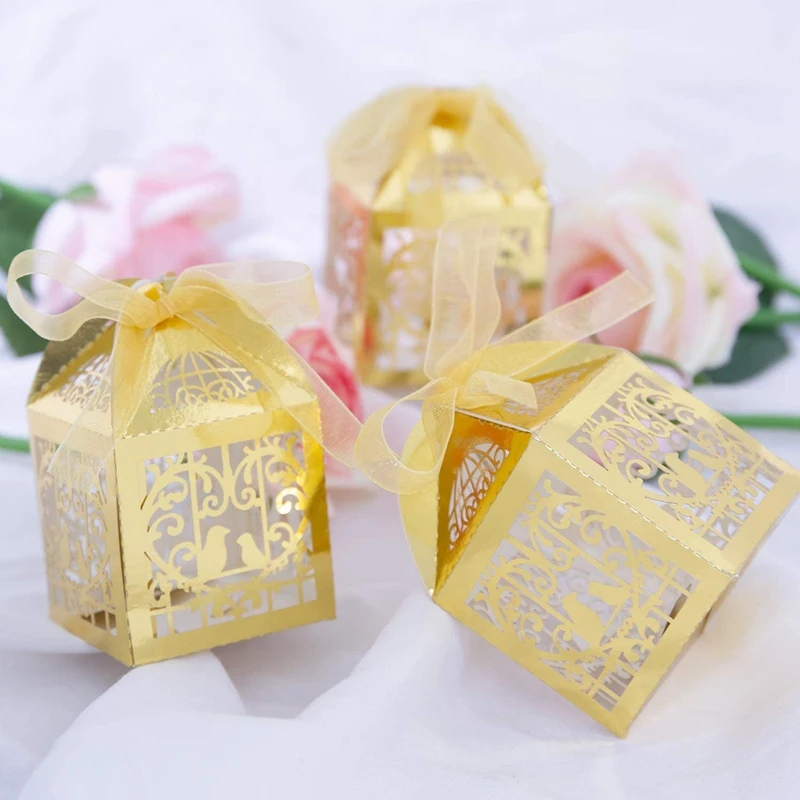 50 Pcs Deluxe Party Wedding Favor Super Gift Cut Pearl Paper Ribbon Candy Boxes Gift Box Classical Bird Style 
50 Pcs Deluxe Party Wedding Favor Super Gift Cut Pearl Paper Ribbon Candy Boxes Gift Box Classical Bird Style