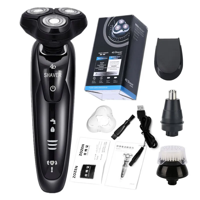 Professional Electric Shaver for Men Triple Blade Whole Body Wash Cutter Rechargeable Beard Hair Trimmer Shaving Machine F35
Professional Electric Shaver for Men Triple Blade Whole Body Wash Cutter Rechargeable Beard Hair Trimmer Shaving Machine F35