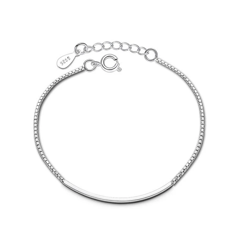 KOFSAC Simple Fashion Geometric Thin Tube Bracelet Bangle Jewelry 925 Sterling Silver Bracelets For Women Daily Accessories Gift
KOFSAC Simple Fashion Geometric Thin Tube Bracelet Bangle Jewelry 925 Sterling Silver Bracelets For Women Daily Accessories Gift