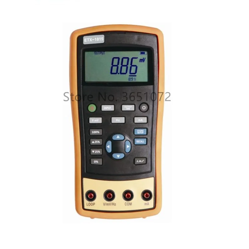 

ETX-1815 Basic Accuracy 0.05 Current and Voltage Calibrator