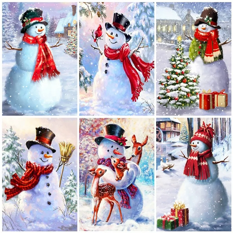 Diamond Painting Kits Snowman Full Round With AB Drill Diamond Embroidery Cartoon Mosaic Winter Cross Stitch Handmade Gift Art
Diamond Painting Kits Snowman Full Round With AB Drill Diamond Embroidery Cartoon Mosaic Winter Cross Stitch Handmade Gift Art