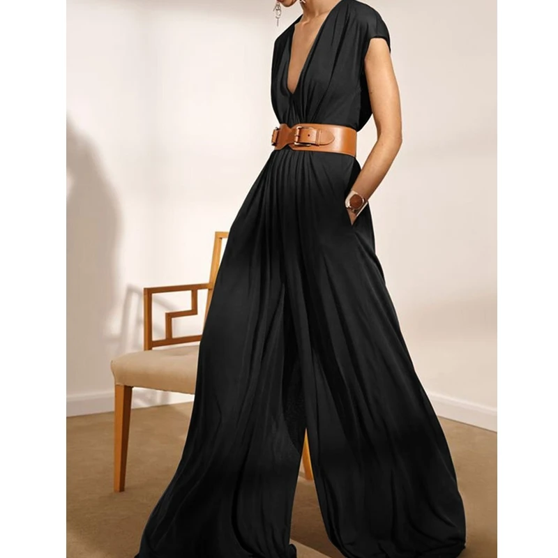 Sleeveless Jumpersuit Women Summer Fashion Sexy Temperament Loose Plus Size Jumpsuits for Women Lugentolo
Sleeveless Jumpersuit Women Summer Fashion Sexy Temperament Loose Plus Size Jumpsuits for Women Lugentolo
