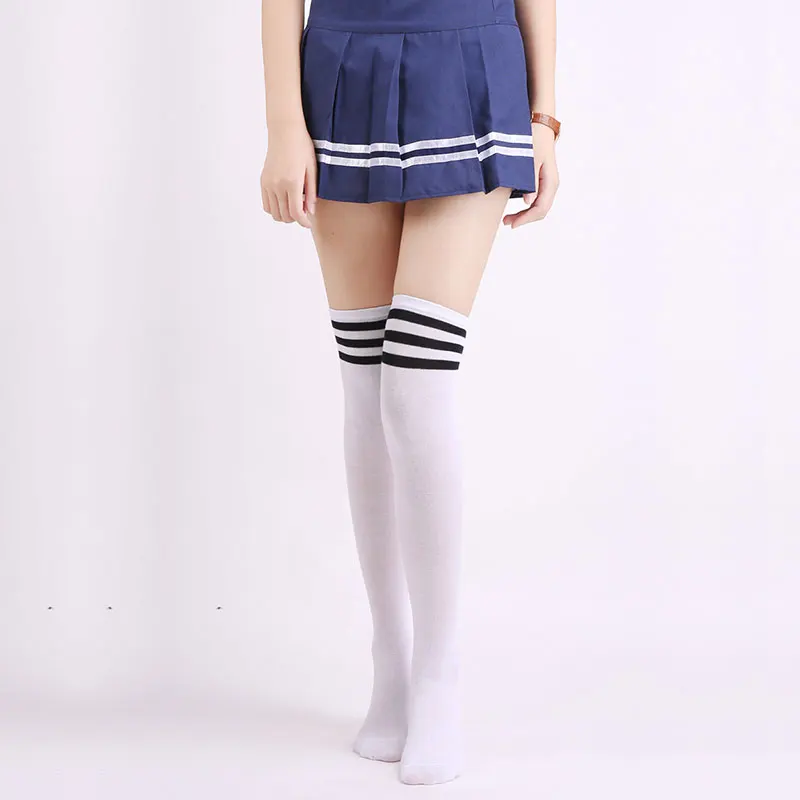 Sexy Medias Black Blue Red Striped Long Socks Women Over Knee Thigh High Over The Knee Stockings Ladies Girls Warm Knee Socks 
Sexy Medias Black Blue Red Striped Long Socks Women Over Knee Thigh High Over The Knee Stockings Ladies Girls Warm Knee Socks