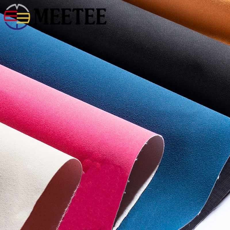 Meetee 95X138cm 0.5mm Thick PU Soft Velvet Leather Fabric Bag Sofa Decoration Synthetic Leather Fabric DIY Textile Accessories
Meetee 95X138cm 0.5mm Thick PU Soft Velvet Leather Fabric Bag Sofa Decoration Synthetic Leather Fabric DIY Textile Accessories