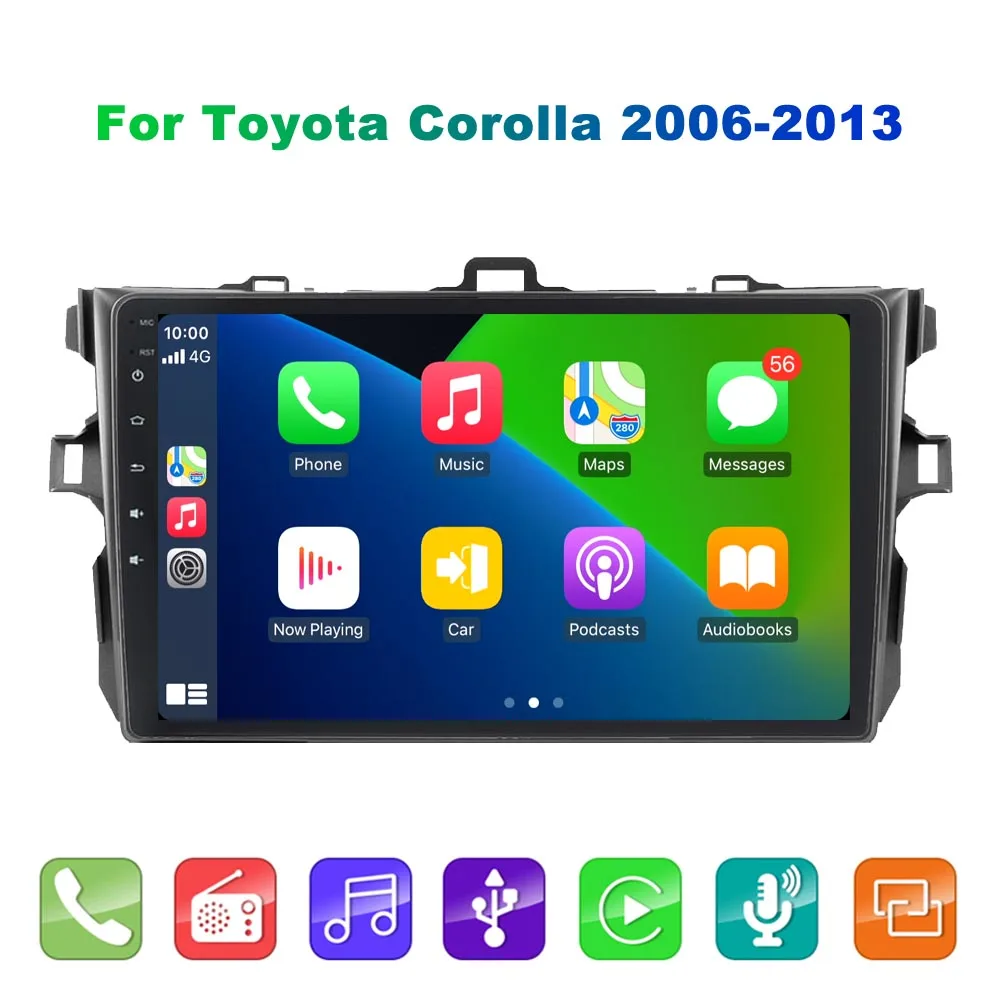 2Din android 10.0 Car Radio reproductor Multimedia para Toyota Corolla E140/150/2006-2013, 2 din 
2Din android 10.0 Car Radio reproductor Multimedia para Toyota Corolla E140/150/2006-2013, 2 din