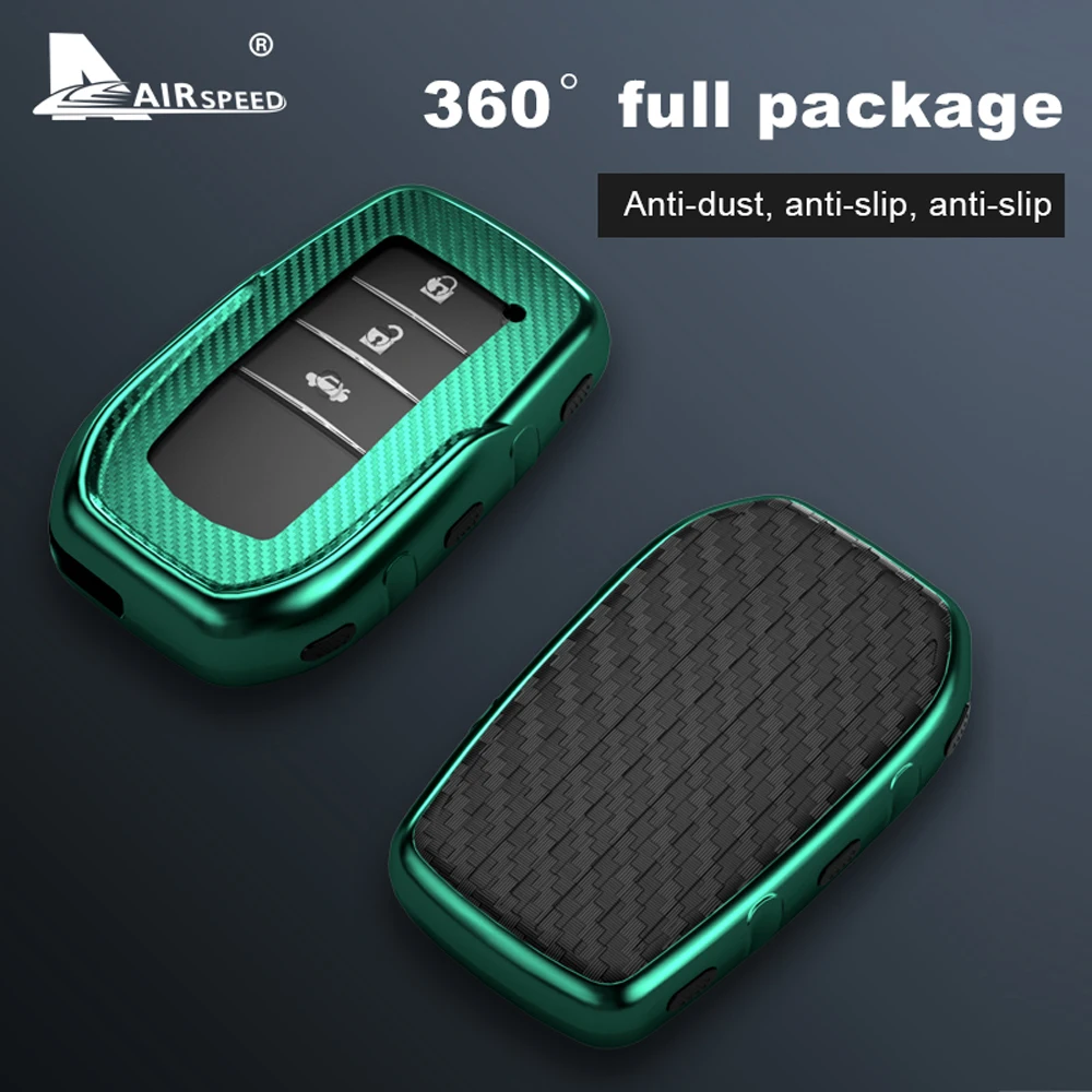 AIRSPEED TPU Carbon Fiber Style Car Remote Key Case Cover Protector Shell for Toyota Highlander Prado Crown Land Cruiser Prius
AIRSPEED TPU Carbon Fiber Style Car Remote Key Case Cover Protector Shell for Toyota Highlander Prado Crown Land Cruiser Prius