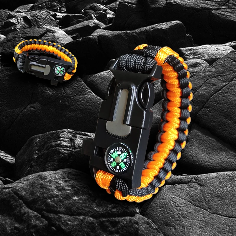 Outdoor Survival Umbrella Rope Rescue Bracelet Camp Equipment Emergency Multi-Tools 3.6M Braided Pulse Rescue Rope Wrist Strap
Outdoor Survival Umbrella Rope Rescue Bracelet Camp Equipment Emergency Multi-Tools 3.6M Braided Pulse Rescue Rope Wrist Strap