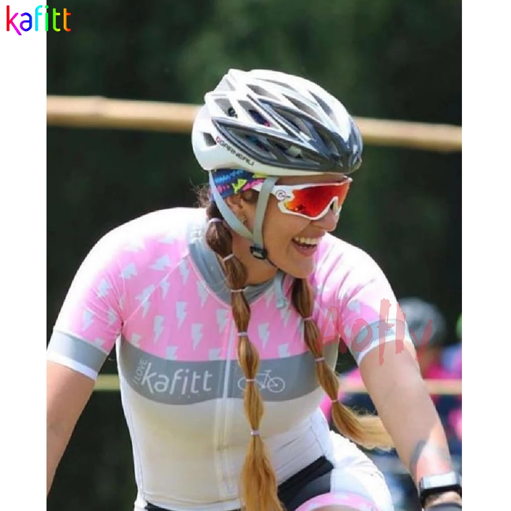 2021 Kafitt Women's Short Sleeve Cycling Triathlon Sets Macaquinho Ciclismo Feminino Bicycle Clothes Skinsuit Gel Swimsuit Kits
2021 Kafitt Women's Short Sleeve Cycling Triathlon Sets Macaquinho Ciclismo Feminino Bicycle Clothes Skinsuit Gel Swimsuit Kits