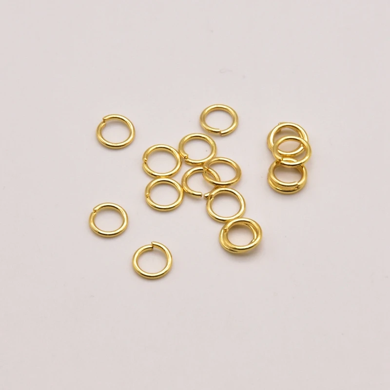 200 Pcs/Lot 5mm*0.7mm 18K Brass Gold Plated Open Ring Necklace Bracelet Connector Circle Ring Wholesale Jewelry Lots JA0316
200 Pcs/Lot 5mm*0.7mm 18K Brass Gold Plated Open Ring Necklace Bracelet Connector Circle Ring Wholesale Jewelry Lots JA0316