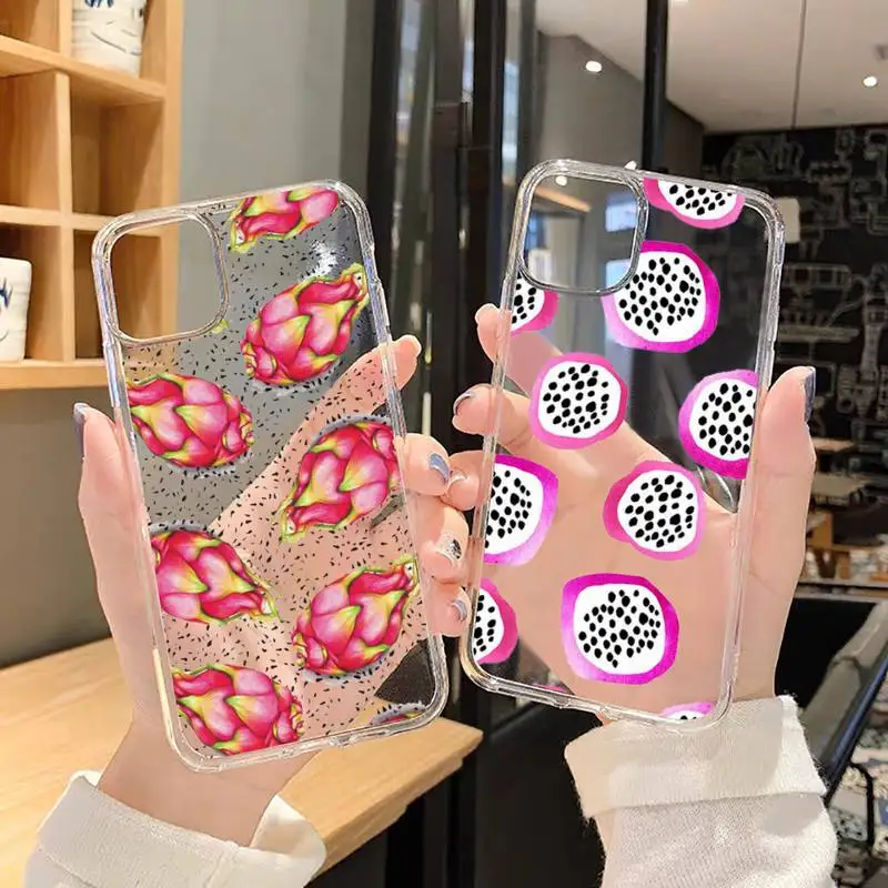 Cartoon fruit cute dragon fruit kiwi Phone Case Transparent for iPhone 6 7 8 11 12 s mini pro X XS XR MAX Plus SE cover funda
Cartoon fruit cute dragon fruit kiwi Phone Case Transparent for iPhone 6 7 8 11 12 s mini pro X XS XR MAX Plus SE cover funda