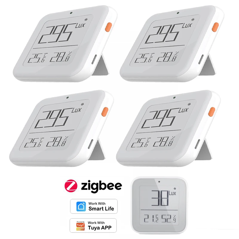 Умный светильник датчик температуры и влажности Tuya Zigbee 3,0, датчик температуры и влажности для приложения Smartlife, требуется концентратор для м...
Умный светильник датчик температуры и влажности Tuya Zigbee 3,0, датчик температуры и влажности для приложения Smartlife, требуется концентратор для м...