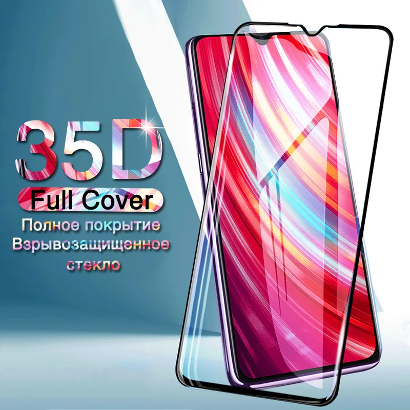 35D Защитное стекло для Xiaomi redmi 7 7A 8 8A Защитная пленка экрана Note 8T K20 Pro Полное