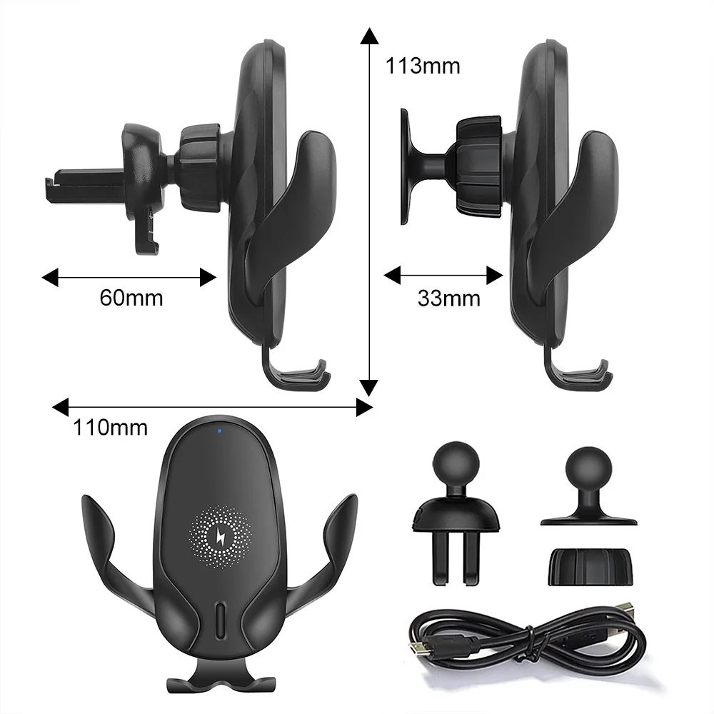 URVNS Wireless Car Charger, 10W Qi Fast Charging Car Mount, Air Vent Phone Holder for iPhone 11/Xs/XR/X/8 Samsung S10/S9 Xiaomi 
URVNS Wireless Car Charger, 10W Qi Fast Charging Car Mount, Air Vent Phone Holder for iPhone 11/Xs/XR/X/8 Samsung S10/S9 Xiaomi