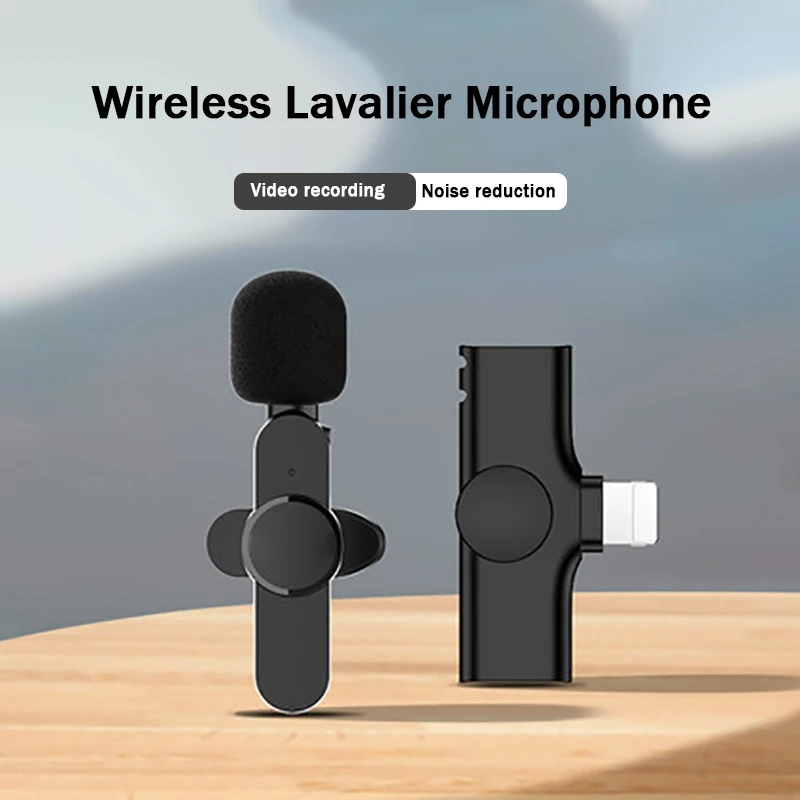 Wireless Lavalier Microphone Portable Audio Video Recording Mini Mic for iPhone Android live broadcast gaming Phone Microfonoe
Wireless Lavalier Microphone Portable Audio Video Recording Mini Mic for iPhone Android live broadcast gaming Phone Microfonoe