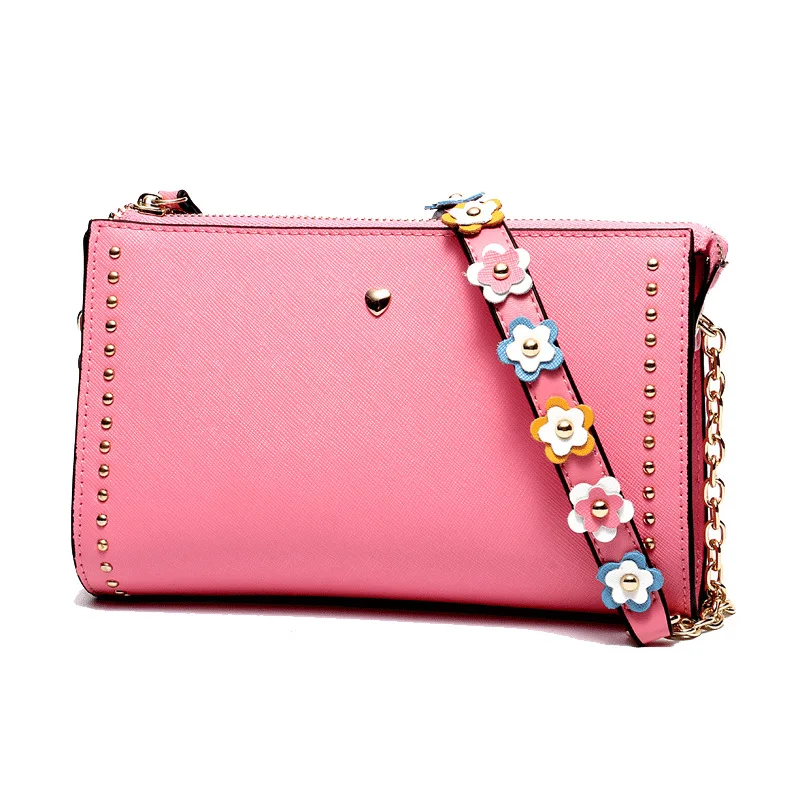 Flower Rivet Chain Genuine Cowhide Girl Bag Youth Cute Crossbody Shoulder Bag Teenager Ins Fashion 2021 New Arrival Purse
Flower Rivet Chain Genuine Cowhide Girl Bag Youth Cute Crossbody Shoulder Bag Teenager Ins Fashion 2021 New Arrival Purse