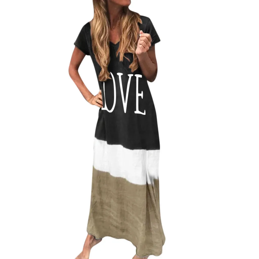 Женское винтажное платье в полоску, Летнее Длинное платье с коротким рукавом и надписью, женский пляжный сарафан-туника, модель 5XL
Женское винтажное платье в полоску, Летнее Длинное платье с коротким рукавом и надписью, женский пляжный сарафан-туника, модель 5XL