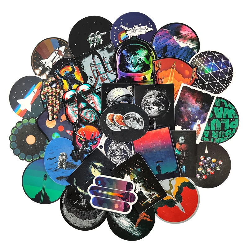 10/30/50pcs/pack Space Astronaut Graffiti waterproof Stickers For Refrigerator Car Helmet DIY Gift Box Bicycle Guitar Notebook
10/30/50pcs/pack Space Astronaut Graffiti waterproof Stickers For Refrigerator Car Helmet DIY Gift Box Bicycle Guitar Notebook
