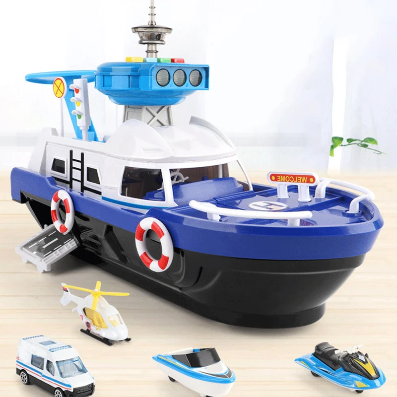 Kids Toys Simulation Track Inertia Boat Music Track Crash - Resistant Music Toy Boat Ship Model
Kids Toys Simulation Track Inertia Boat Music Track Crash - Resistant Music Toy Boat Ship Model