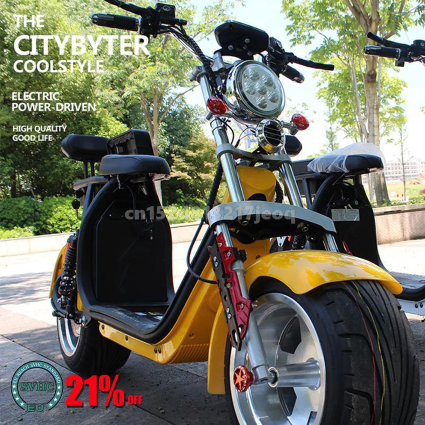 Electric Bike 1500W/2000 W 60 V 10 or 12 Inch Alloy Wheel Fat Tire Removable Battery Front and Rear Shock Double Seat with Back
Electric Bike 1500W/2000 W 60 V 10 or 12 Inch Alloy Wheel Fat Tire Removable Battery Front and Rear Shock Double Seat with Back