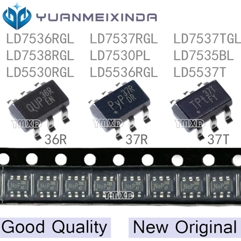 10pcs New Original LD7536RGL 36R LD7537RGL 37R LD7537TGL 37T LD7538RGL 38R LD7530PL LD7535BL MBL LD5537T 5530RGL 5536RGL sot23-6
10pcs New Original LD7536RGL 36R LD7537RGL 37R LD7537TGL 37T LD7538RGL 38R LD7530PL LD7535BL MBL LD5537T 5530RGL 5536RGL sot23-6
