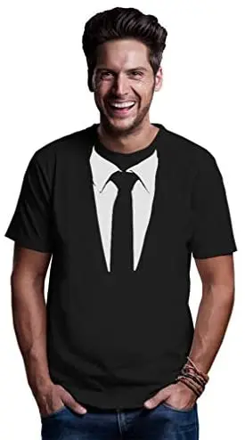 Summer Cotton Men T-shirt Tuxedo Shirt for Men Printed Suit & Tie Tuxedo T Shirt Tux Shirt High Quality Short Sleeve S-3XL
Summer Cotton Men T-shirt Tuxedo Shirt for Men Printed Suit & Tie Tuxedo T Shirt Tux Shirt High Quality Short Sleeve S-3XL