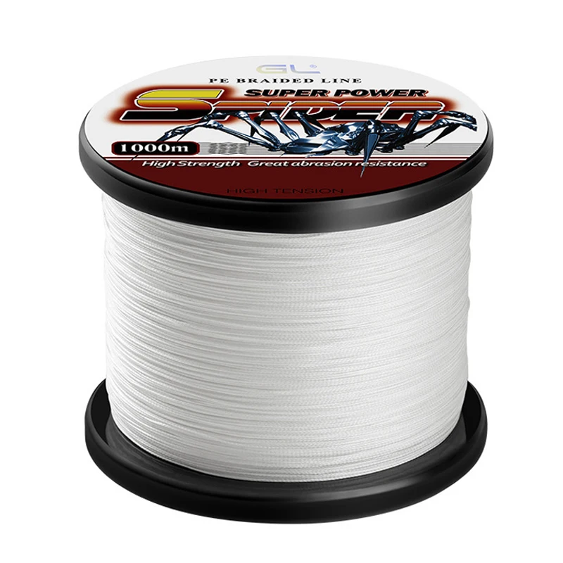 Super Strong 1000m 4 Strands PE Braided Fishing Line Multifilament 12-80LB 0.4#-8# Spider Cord Linha De Multifilamento Pesca
Super Strong 1000m 4 Strands PE Braided Fishing Line Multifilament 12-80LB 0.4#-8# Spider Cord Linha De Multifilamento Pesca