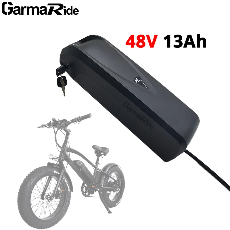 Литиевая батарея 48V13Ah для электровелосипеда Bafang BBSHD, 48 В, 500 Вт, 750 Вт, 1000 Вт, с зарядным устройством 2A
Литиевая батарея 48V13Ah для электровелосипеда Bafang BBSHD, 48 В, 500 Вт, 750 Вт, 1000 Вт, с зарядным устройством 2A