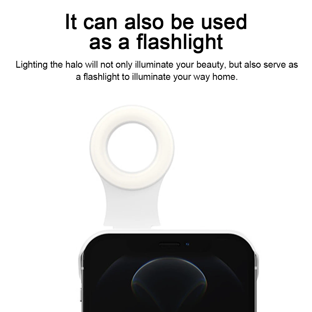 Enhance Light Selfie Cell Phone Case For iPhone 12/12 Pro/12 Pro Max Luminous Circle Ring LED Light Glow Cover Taking Photo Capa
Enhance Light Selfie Cell Phone Case For iPhone 12/12 Pro/12 Pro Max Luminous Circle Ring LED Light Glow Cover Taking Photo Capa