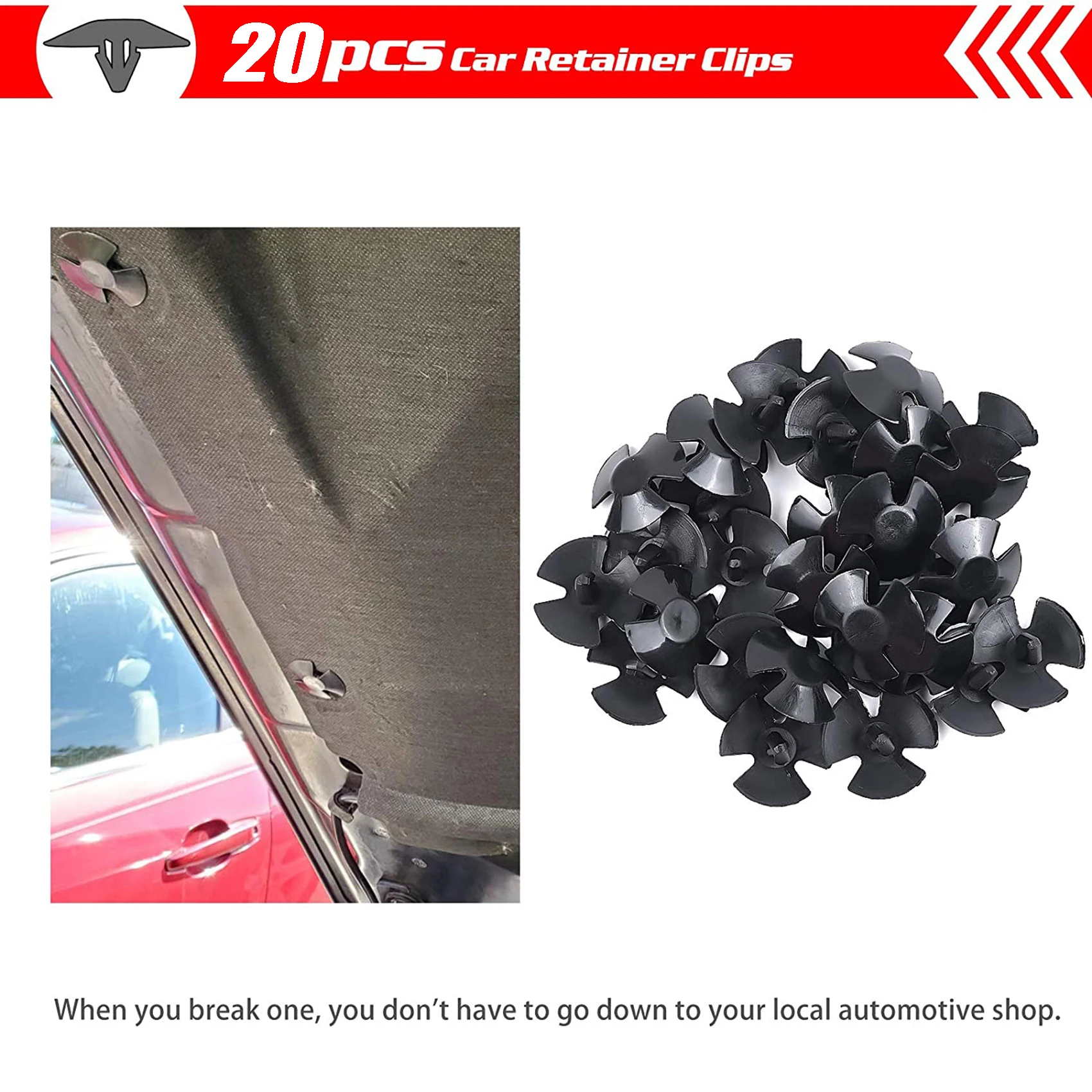 20Pcs Car Bumper Hood Insulation Cover Retainer Clips for Chrysle JEEP Dodge Ram 4878883AA Rivet Fastener | Автомобили и