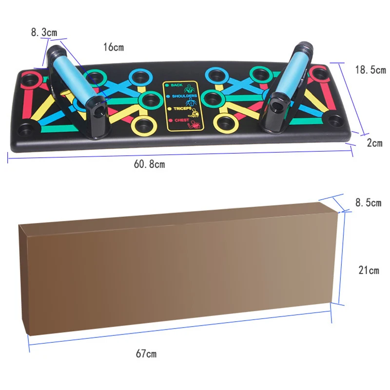 Push-up Bracket Board Portable Multifunction for Home Fitness Muscles Training EDF88
Push-up Bracket Board Portable Multifunction for Home Fitness Muscles Training EDF88