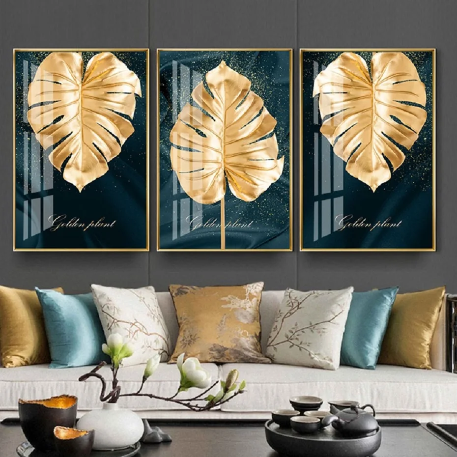 Living Room Gold Leaves Wall Art Prints Canvas Paintings Nordic Luxury Wall Art Posters Decorative Wall Art Prints Home Decor
Living Room Gold Leaves Wall Art Prints Canvas Paintings Nordic Luxury Wall Art Posters Decorative Wall Art Prints Home Decor