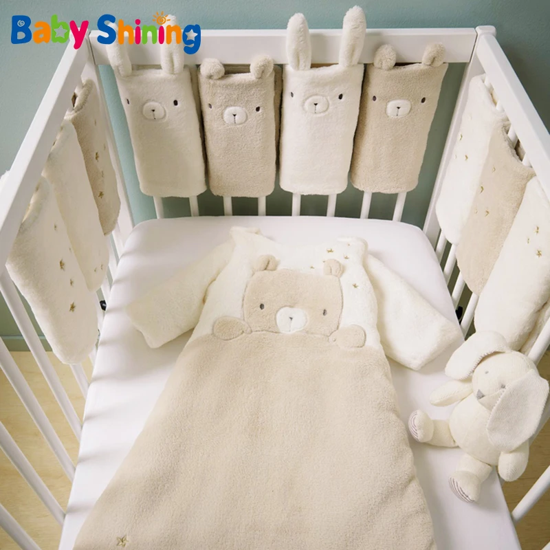Baby Bumper Plush Cotton Crib Fence Cloth Breathable Anticollision Newborn Crib Bumper Safe Machine Washable 4 Season Room Decor
Baby Bumper Plush Cotton Crib Fence Cloth Breathable Anticollision Newborn Crib Bumper Safe Machine Washable 4 Season Room Decor
