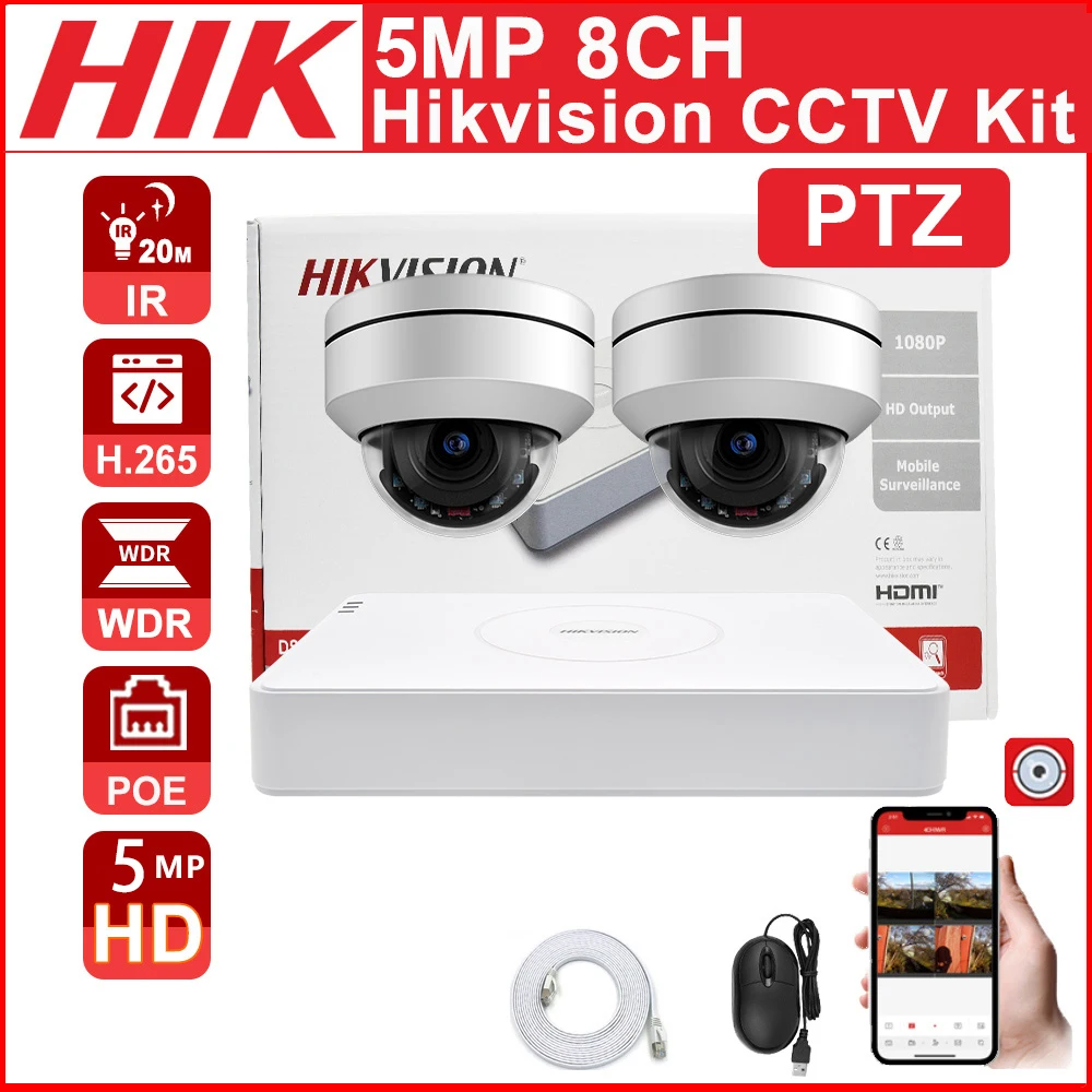 Hikvision PTZ Kit 5MP Hikvision Compatible PTZ 5MP PTZ-2504X-IZ Hikvision NVR 8CH 7108NI-Q1/8P Remote View Surveillance System
Hikvision PTZ Kit 5MP Hikvision Compatible PTZ 5MP PTZ-2504X-IZ Hikvision NVR 8CH 7108NI-Q1/8P Remote View Surveillance System