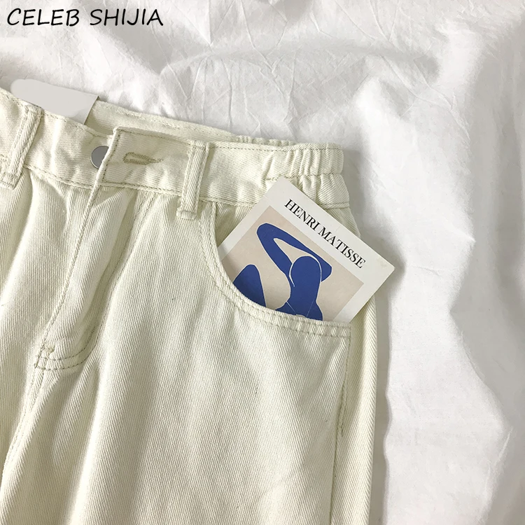 2021 Apricot Elastic Waist Jeans Woman High Waist Spring Straight Leg Pants Female Clothes Summer Solid Denim Loose Jeans Mom
2021 Apricot Elastic Waist Jeans Woman High Waist Spring Straight Leg Pants Female Clothes Summer Solid Denim Loose Jeans Mom