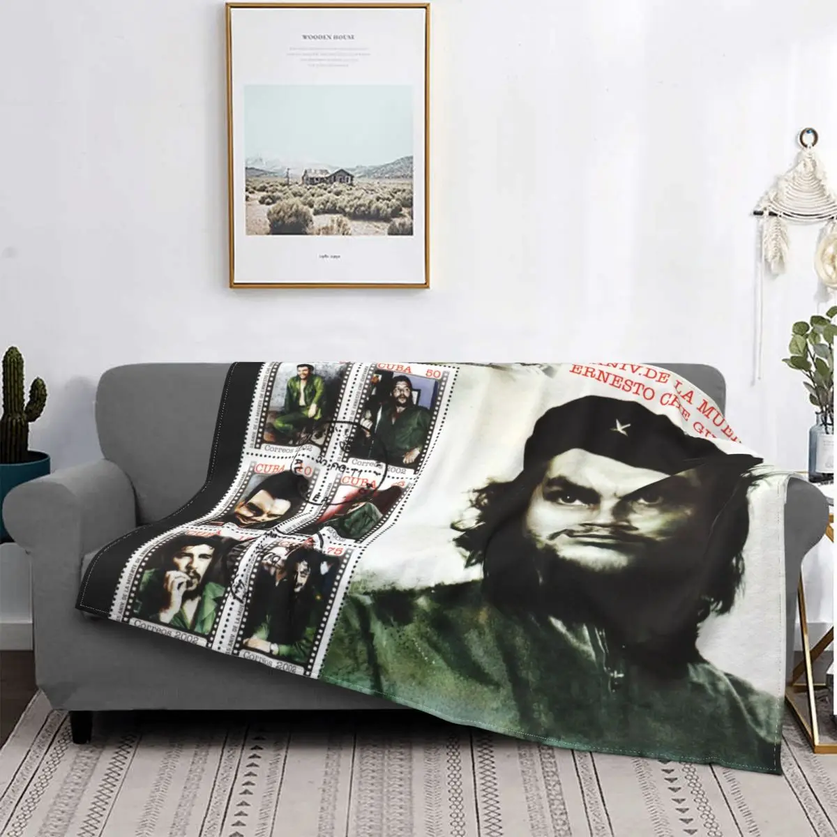 

Кубинские памятные покрывала Che Guevara, фланелевые одеяла, Революционный герой, мужские превосходные Пледы для дома, гостиницы, дивана, покрыв...