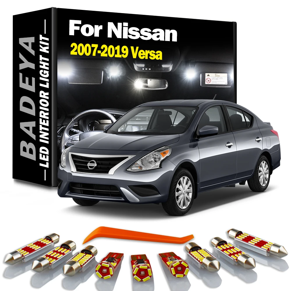 Автомобильные аксессуары BADEYA Canbus для Nissan Versa 2007-2019, светодиодный отказный комплект светодиодного освещения для салона, лампа верхнего номер...
Автомобильные аксессуары BADEYA Canbus для Nissan Versa 2007-2019, светодиодный отказный комплект светодиодного освещения для салона, лампа верхнего номер...