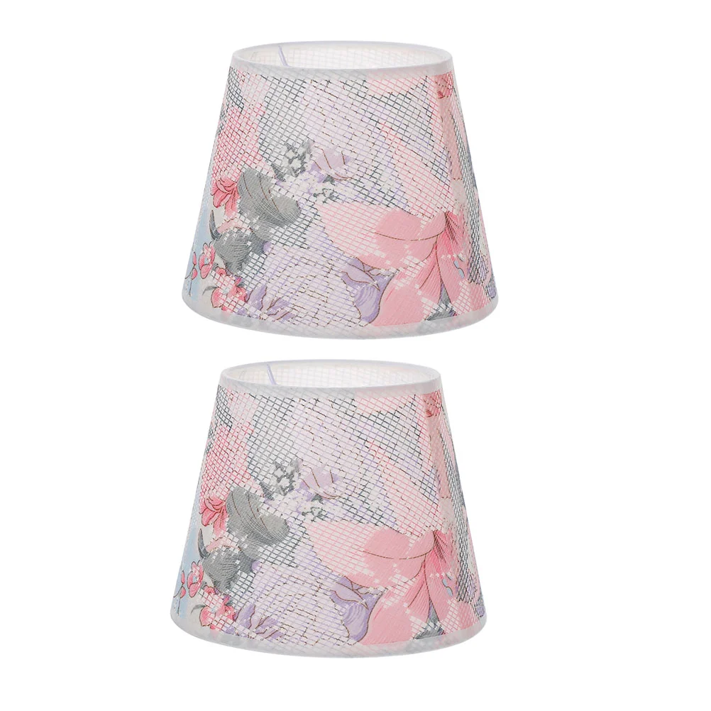 2Pcs Printed Cloth Lampshade Creative Light Cover Practical Light Accessory
2Pcs Printed Cloth Lampshade Creative Light Cover Practical Light Accessory