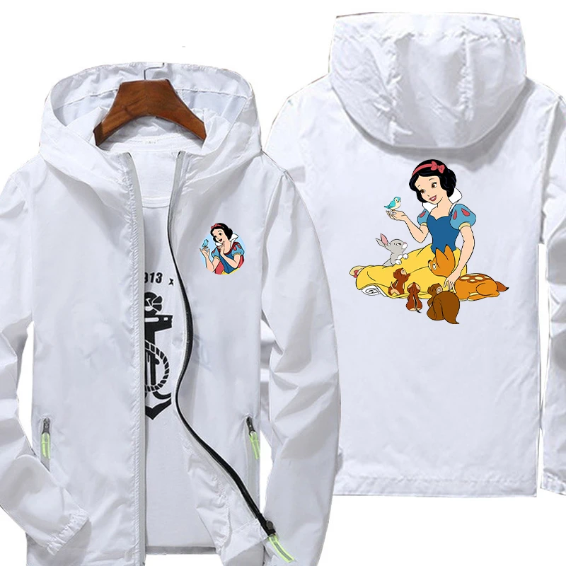 Disney Snow White Jacket Sportswear Leisure Fashion Spring Autumn Zipper Print Casual Outwear Streetwear Drying Skin Windbreaker
Disney Snow White Jacket Sportswear Leisure Fashion Spring Autumn Zipper Print Casual Outwear Streetwear Drying Skin Windbreaker