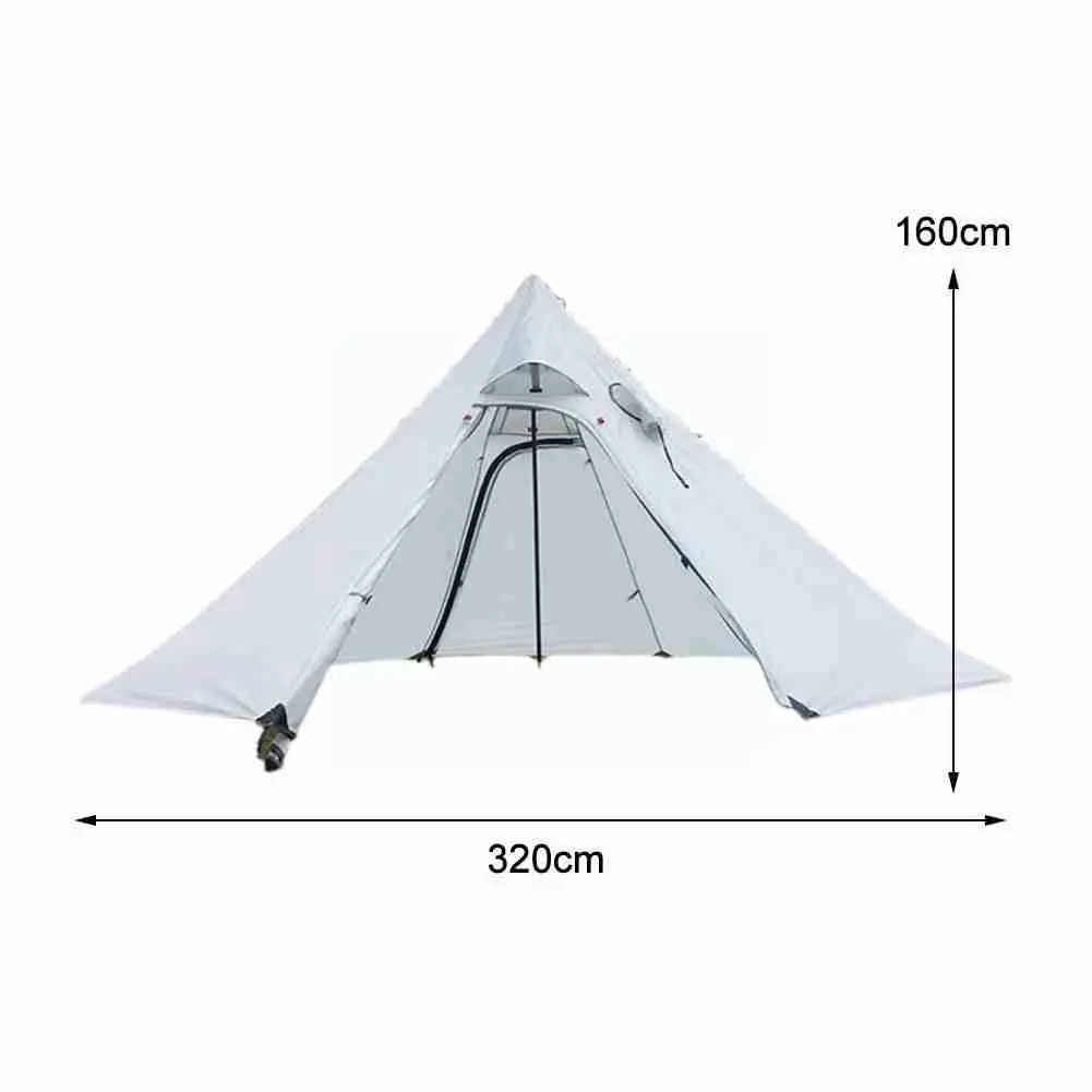 Outdoor Hiking Sleeping Tents 1-2 Persons Octagonal Light Weight Camping Waterproof With Chimney Super Port Pyramid Tents O9K5 
Outdoor Hiking Sleeping Tents 1-2 Persons Octagonal Light Weight Camping Waterproof With Chimney Super Port Pyramid Tents O9K5