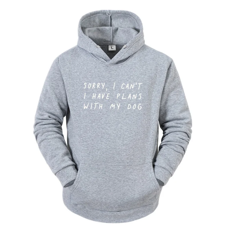 Sorry I can't I have plans with my dog Women Harajuku Hoodies Cotton Casual Funny Pullover For Lady Girl Top Hipster Sweatshirt
Sorry I can't I have plans with my dog Women Harajuku Hoodies Cotton Casual Funny Pullover For Lady Girl Top Hipster Sweatshirt