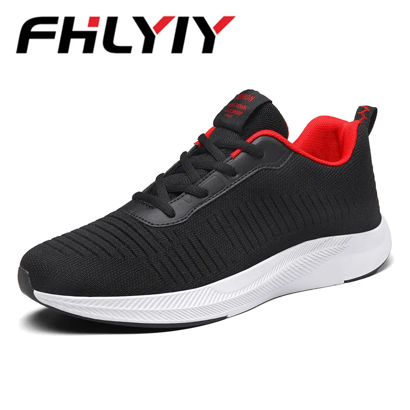 Fhlyiy 35 48 дышащие мужские кроссовки Flyknit Мужская Удобная спортивная обувь мужская