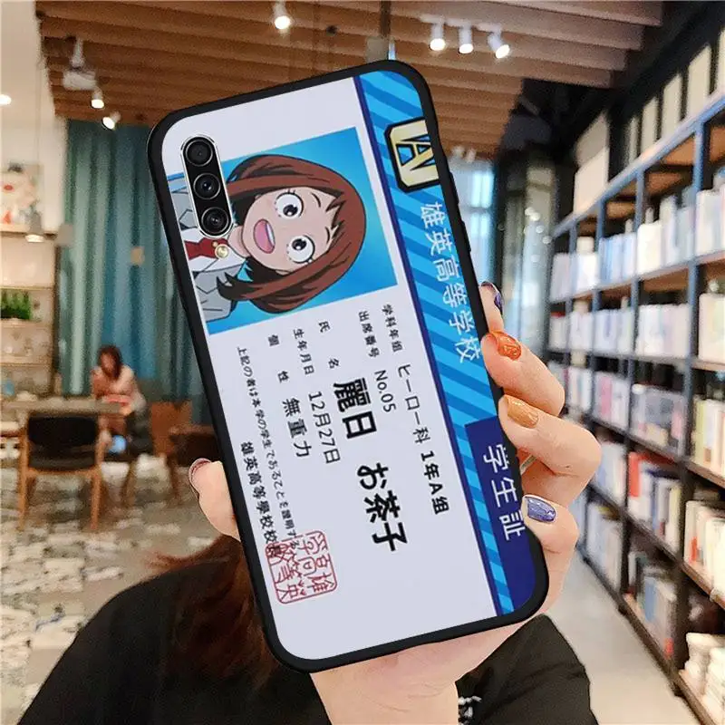My Hero Academy ID Card Phone Case For Samsung galaxy A S note 10 7 8 9 20 30 31 40 50 51 70 71 21 s ultra plus
My Hero Academy ID Card Phone Case For Samsung galaxy A S note 10 7 8 9 20 30 31 40 50 51 70 71 21 s ultra plus