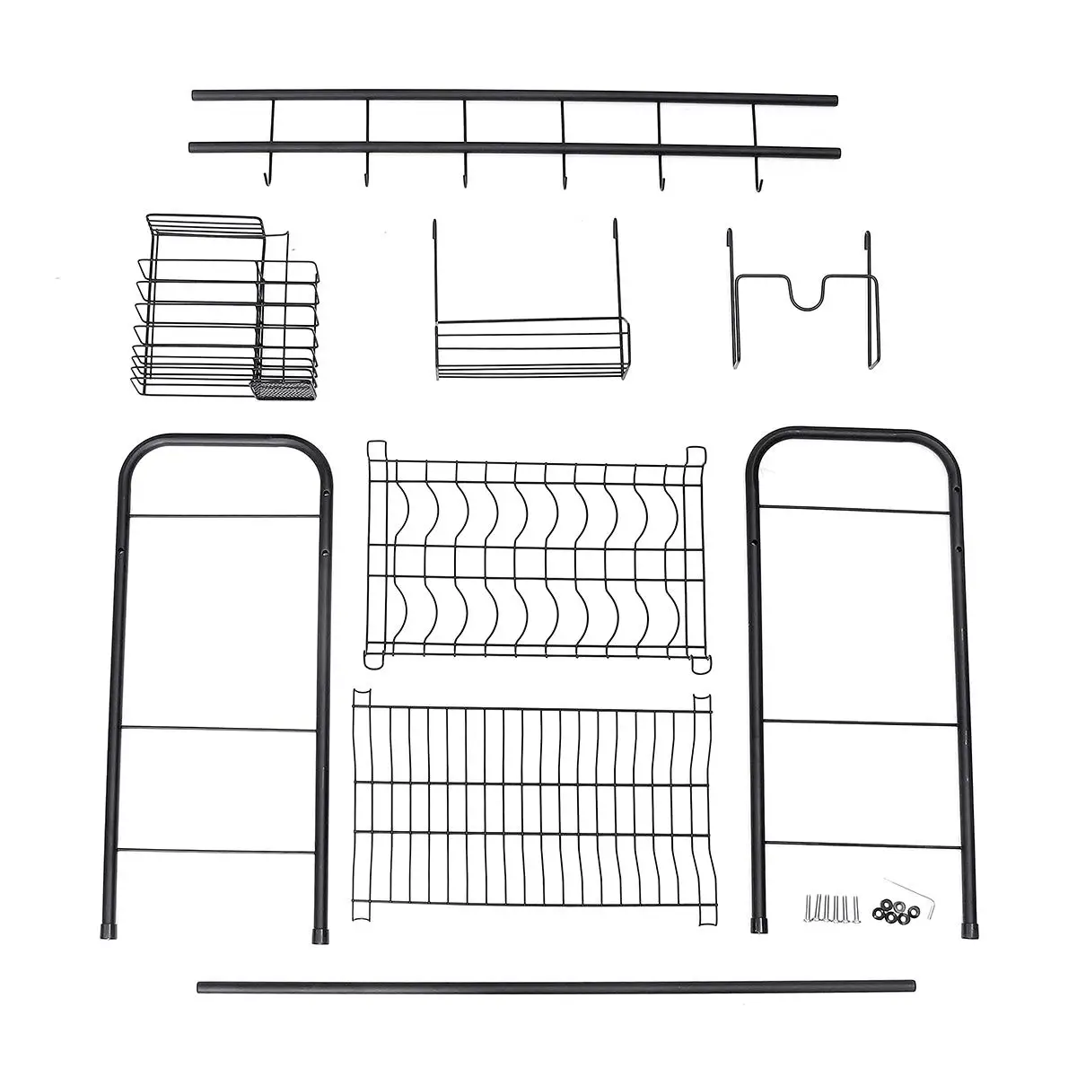 60cm/70cm/80CM Sink Dish Drainer Drying Rack Shelf Stainless Steel Kitchen Cutlery Holder 1-tier Kitchen Storage Organizationer
60cm/70cm/80CM Sink Dish Drainer Drying Rack Shelf Stainless Steel Kitchen Cutlery Holder 1-tier Kitchen Storage Organizationer