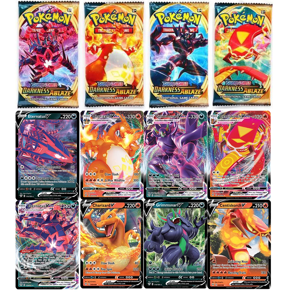 10Pcs Carte Pokemon Francaise/English/Spanish Pokemon Cards GX Tag Team Vmax EX Mega Energy Game Collection Cards For Children
10Pcs Carte Pokemon Francaise/English/Spanish Pokemon Cards GX Tag Team Vmax EX Mega Energy Game Collection Cards For Children