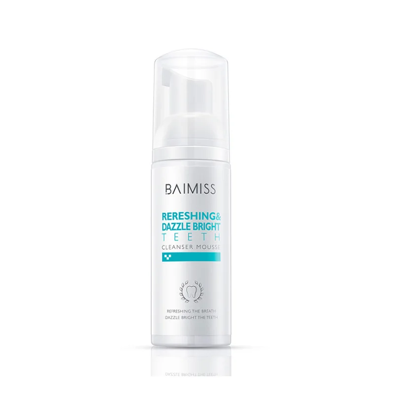 BAIMISS Teeth Whitening Oral Hygiene Removes Plaque Stains Bad Breath Dental Tool Fresh Shining Tooth-Cleaning Mousse Toothpaste
BAIMISS Teeth Whitening Oral Hygiene Removes Plaque Stains Bad Breath Dental Tool Fresh Shining Tooth-Cleaning Mousse Toothpaste