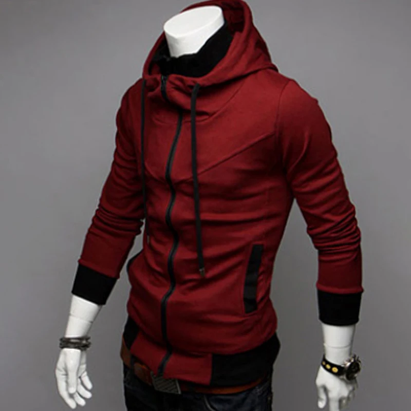 Casual Men's Jacket Fashion Color Matching Wild Loose Hooded Jacket Zipper Patchwork Men's Jacket
Casual Men's Jacket Fashion Color Matching Wild Loose Hooded Jacket Zipper Patchwork Men's Jacket